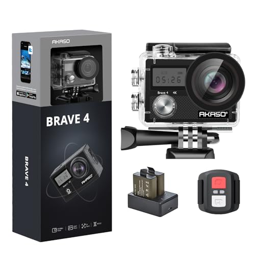 AKASO Brave 4 4K30fps Ultra Hd Action Camera