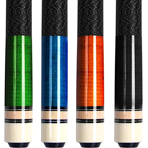 AKLOT Canadian Maple Wood Pool Cue Set for Professional Players