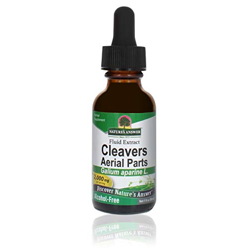Alcohol-Free Cleavers Herb, 1 oz | Supports Wellness | Dietary Supplement