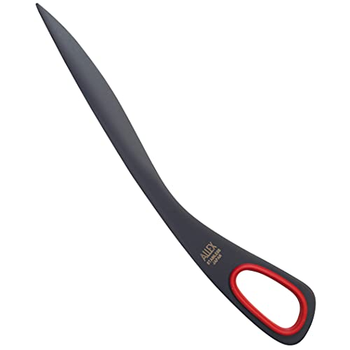 ALLEX Black Red Sword Envelope Opener Knife - Japanese Stainless Steel