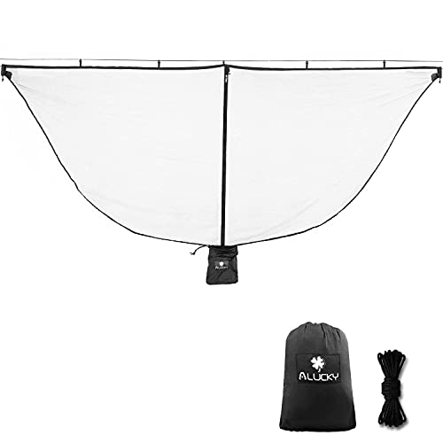 ALUCKY Camping Hammock Mosquito Net for 360 Degree Protection (Black)