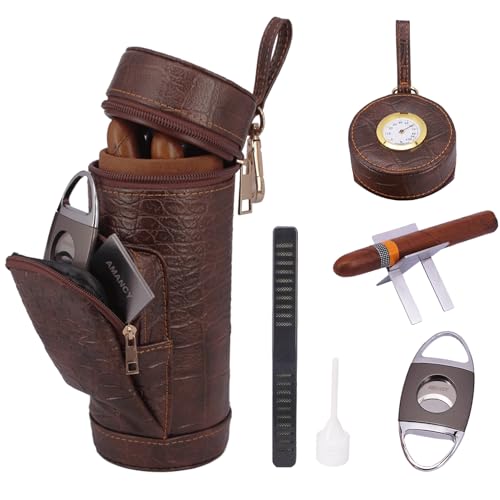 AMANCY Cigar Travel Humidor Kit