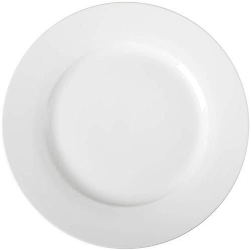 Amazon Basics White Dinner Plate Set