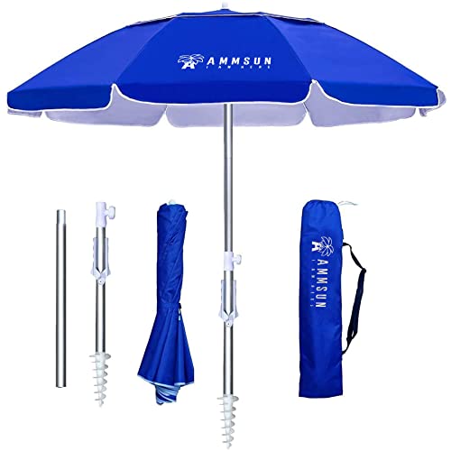 AMMSUN 6.5ft Beach Umbrella