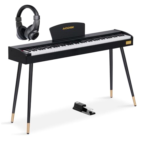 AODSK 88-Key Digital Piano for Beginners with Accessories