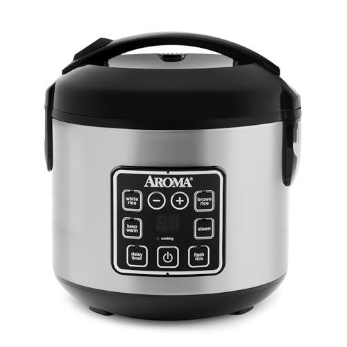 AROMA 4-Cup/8-Cup Digital Rice Cooker
