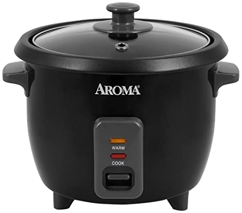 Aroma Housewares 1.5Qt. Rice & Grain Cooker (ARC-363NGB) in Black
