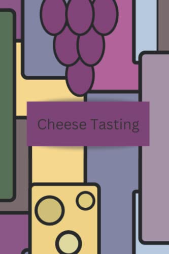 Art Deco Grapes and Cheese Tasting Notebook (6x9, 150 pages)
