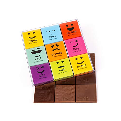 Astor Chocolate Moodibars: Gourmet Emoji Chocolates Variety Pack