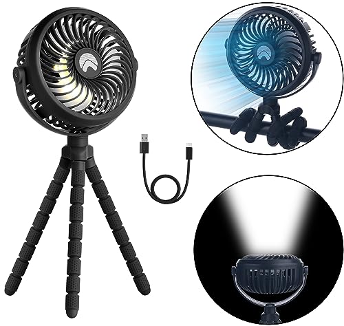 AYL Portable Stroller Fan with Lights