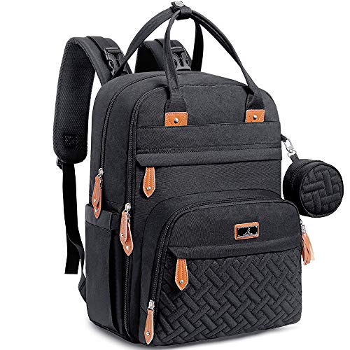 BabbleRoo Waterproof Diaper Bag Backpack - Multi Functional Baby Bag