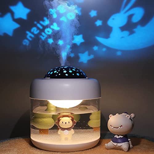 Baby Cool Mist Humidifiers with Night Light & Star Projector