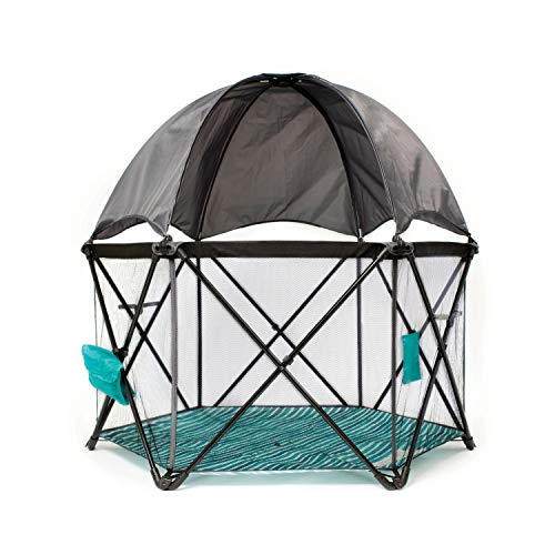 Baby Delight Eclipse Mesh Portable Playard with Sun Canopy