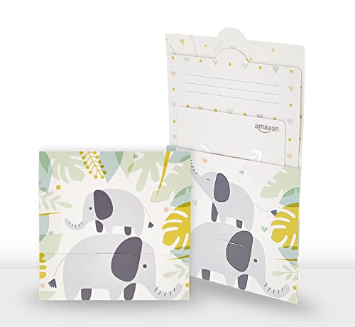 Baby Elephant Reveal Gift Card