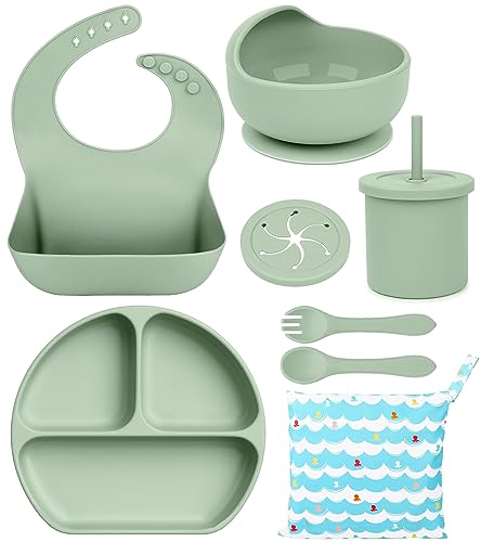 Baby Feeding Set with Suction Bowl and Plates