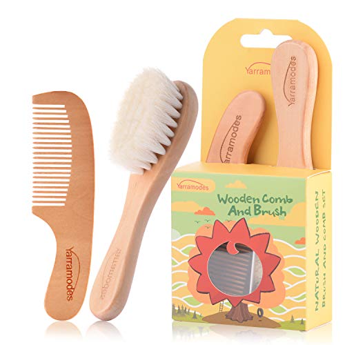 Baby Goat Hair Brush and Comb Set