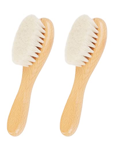 Baby Hair Brush with Wooden Handle