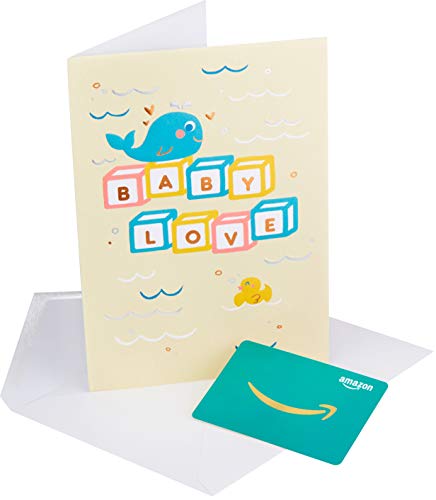 Baby Love Design Amazon Gift Card in Premium Greeting Card