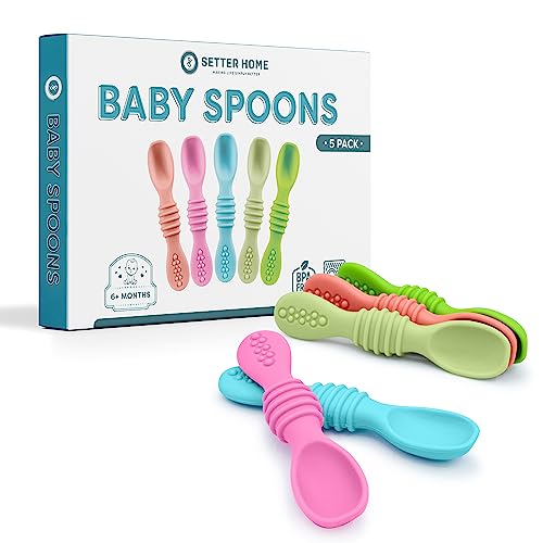 Baby Silicone Spoons Set