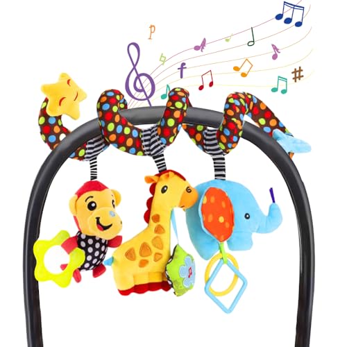 Baby Spiral Hanging Toys for Car Seat Stroller