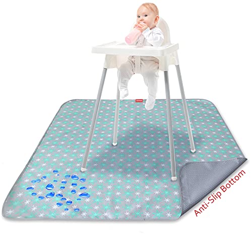 Baby Splat Mat for High Chair, 42x46 Inch