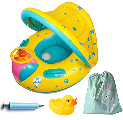 Baby Swimming Pool Float with Sun Canopy