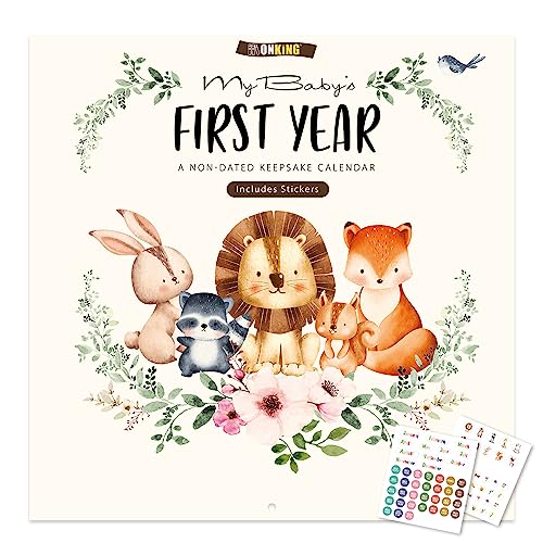 Baby's First Year Calendar with Stickers