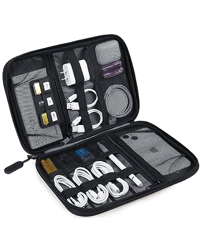 BAGSMART Small Cable Organizer Travel Case
