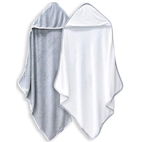 BAMBOO QUEEN Baby Hooded Towel Set