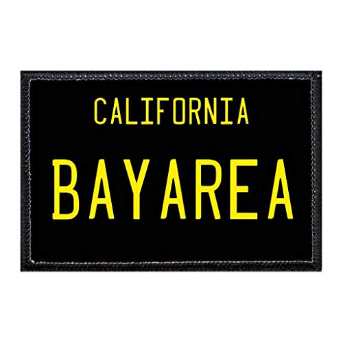 Bay Area License Plate Morale Patch