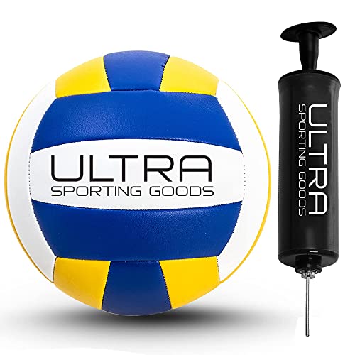 Beach Volleyball Ball and Pump
