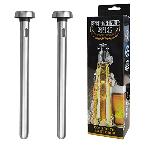 Beer Chiller Stick - 2 Pack Stainless Steel
