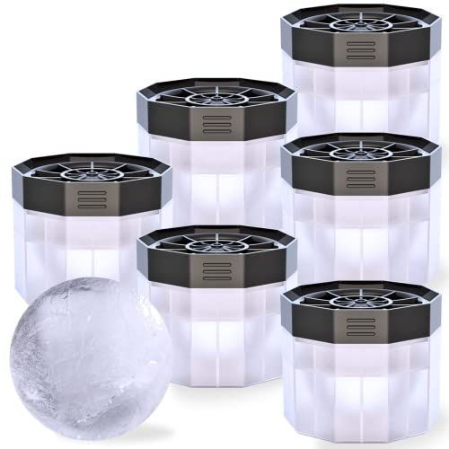 BELLA AMAZING Premium Ice Sphere Maker, 6-Pack, BPA-Free