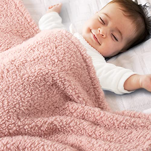 Bertte Sherpa Fleece Baby Blanket