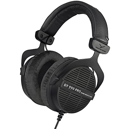beyerdynamic Dt 990 Pro Studio Headphones (80 Ohm, Black)