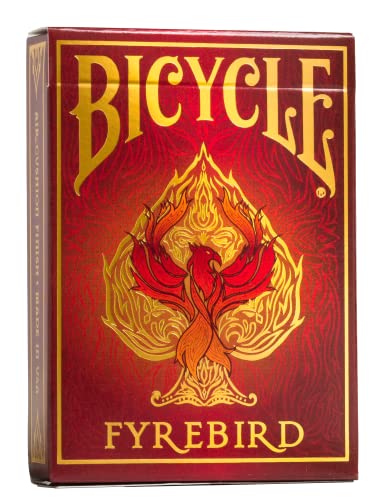 Bicycle Fyrebird Red Playing Cards
