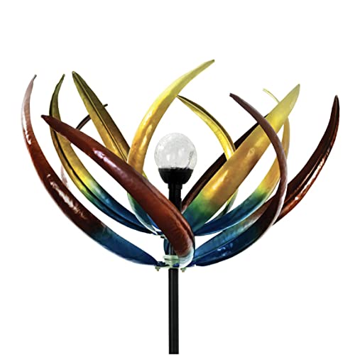 Bits and Pieces - 74" Multi-Color Tulip Wind Spinner