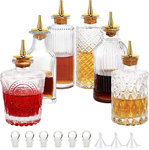 Bitters Bottles with Dash Top and Stopper