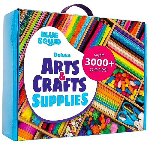 Blue Squid Deluxe Craft Chest Kit for Kids