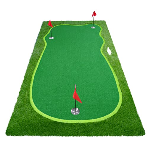 BOBURN 5x10FT Golf Putting Green Mat: Professional Indoor/Outdoor Practice