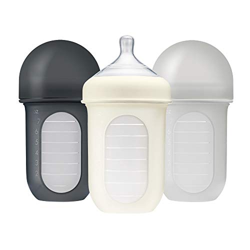 Boon Reusable Silicone Baby Bottles - 8 Oz - 3 Count