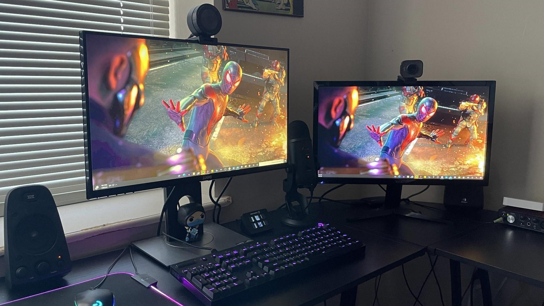 Boost Productivity with Dual Monitor Setup for Him