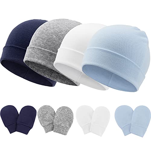 BQUBO Baby Hats and Mittens Set