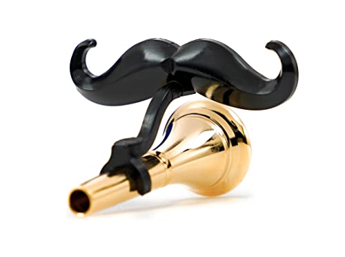 Brasstache Clip-on Mustache for French Horn Mouthpiece