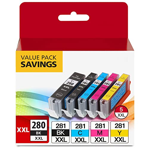 Canon 280 281 Ink Cartridges Value Pack