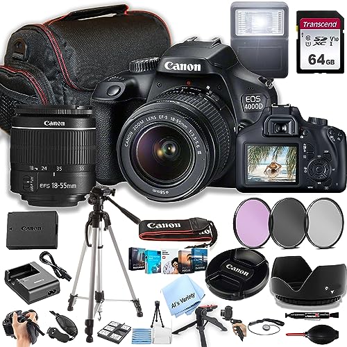 Canon EOS 4000D DSLR Camera Bundle