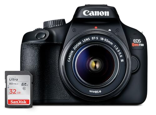 Canon EOS Rebel T100 DSLR Camera