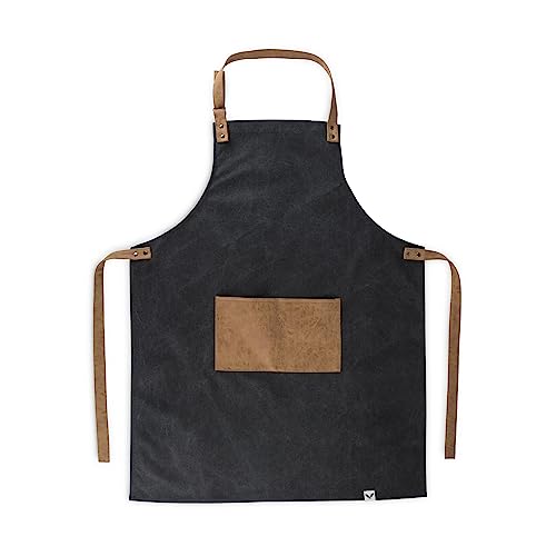 Canvas Grilling Apron with Pocket