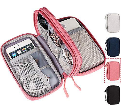 CAOODKDK Travel USB Cable and Accessories Bag