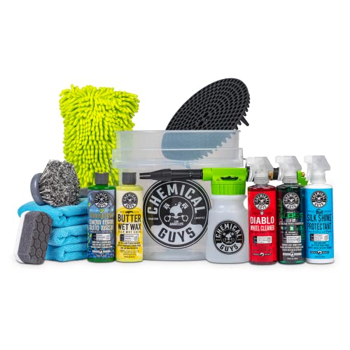 Car Wash Kit with Foam Gun & Cleaning Chemicals